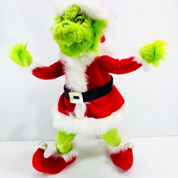 Dr Seuss Beverly Hills Teddy Bear Co. Grinch 15" Poseable Plush - Picture 5 of 10